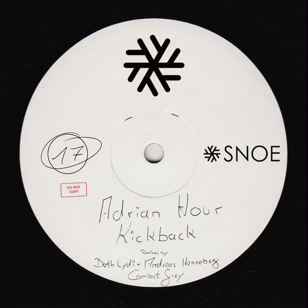 Adrian Hour – Kickback (incl. Beth Lydi & Andreas Henneberg + Compact Grey Remix) // SNOE017