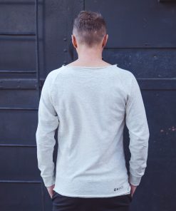 Alternative view of Open Edge Terry Crewneck Contact in Off White