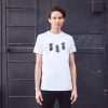Round Neck T-Shirt Ananas in White
