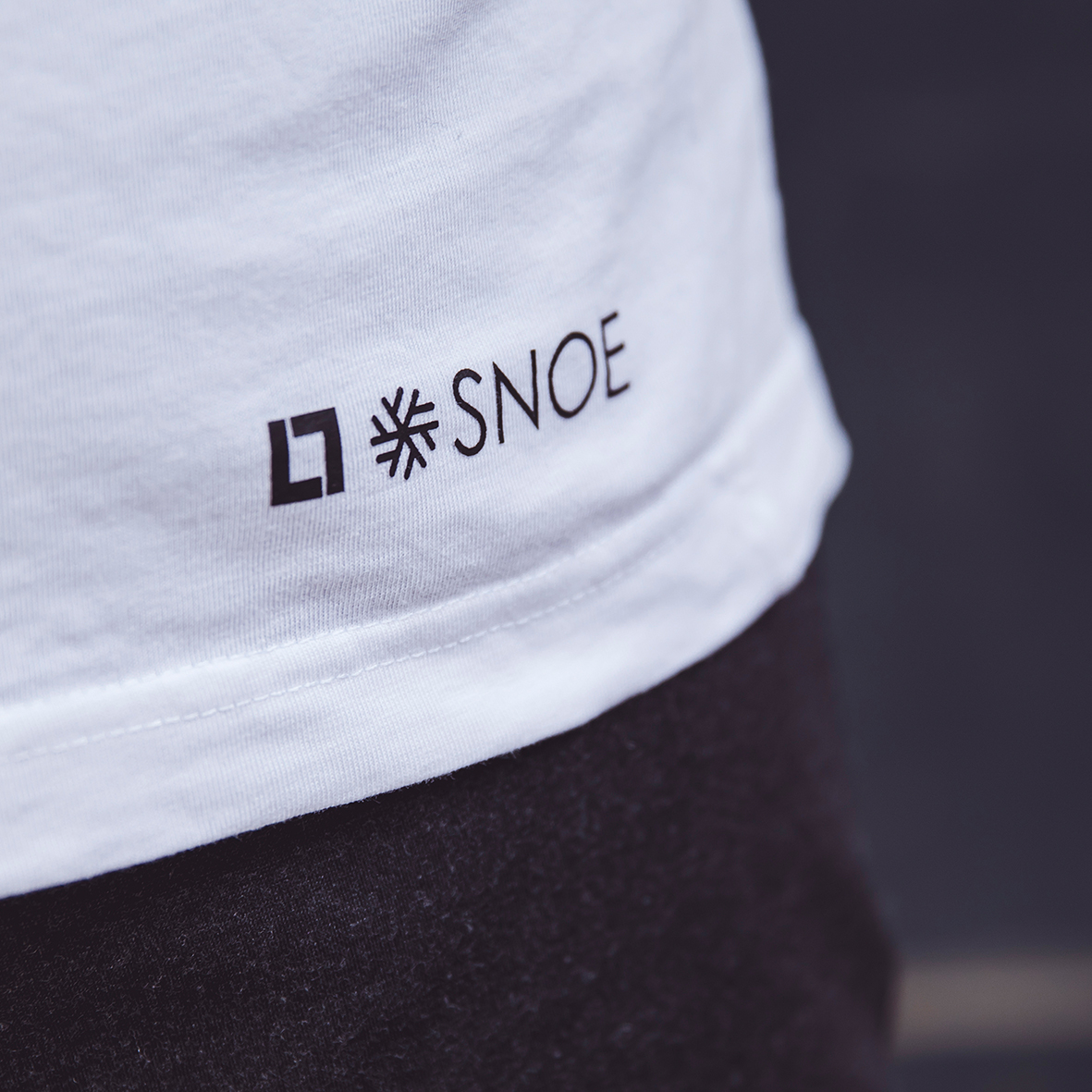 Striped Jersey T-Shirt Flake in Black & White - Image 3