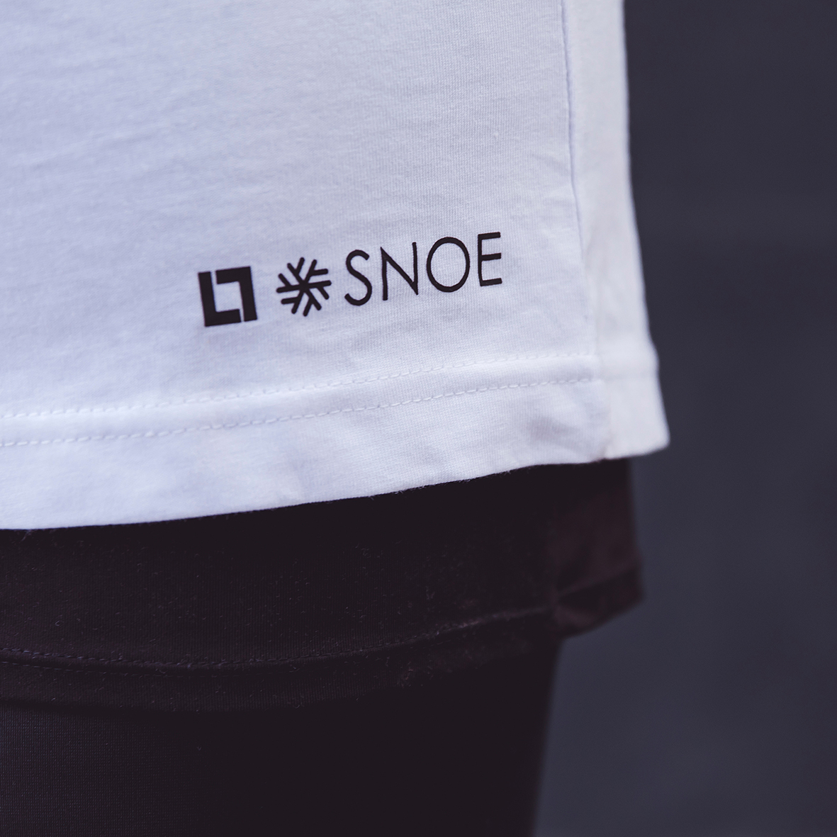 Striped Jersey T-Shirt Flake in Black & White - Image 4