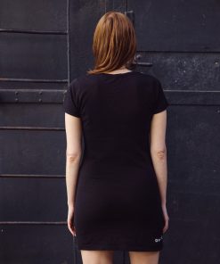 Alternative view of T-Shirt Dress Ananas in Black