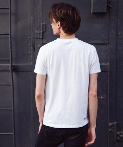 Alternative view of Round Neck T-Shirt Contact in White