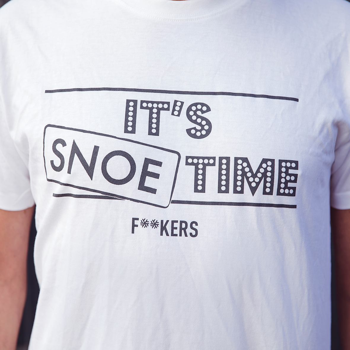 Round Neck T-Shirt *IT'S SNOE TIME* - Image 2
