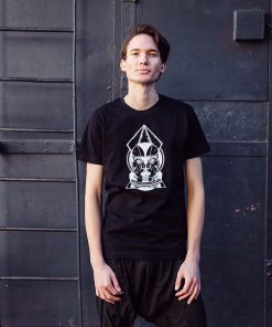 Round Neck T-Shirt Head in Black