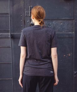 Alternative view of Round Neck T-Shirt Flake in Dark Grey