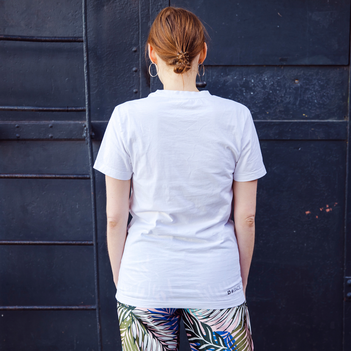 Round Neck T-Shirt Ananas in White - Image 2