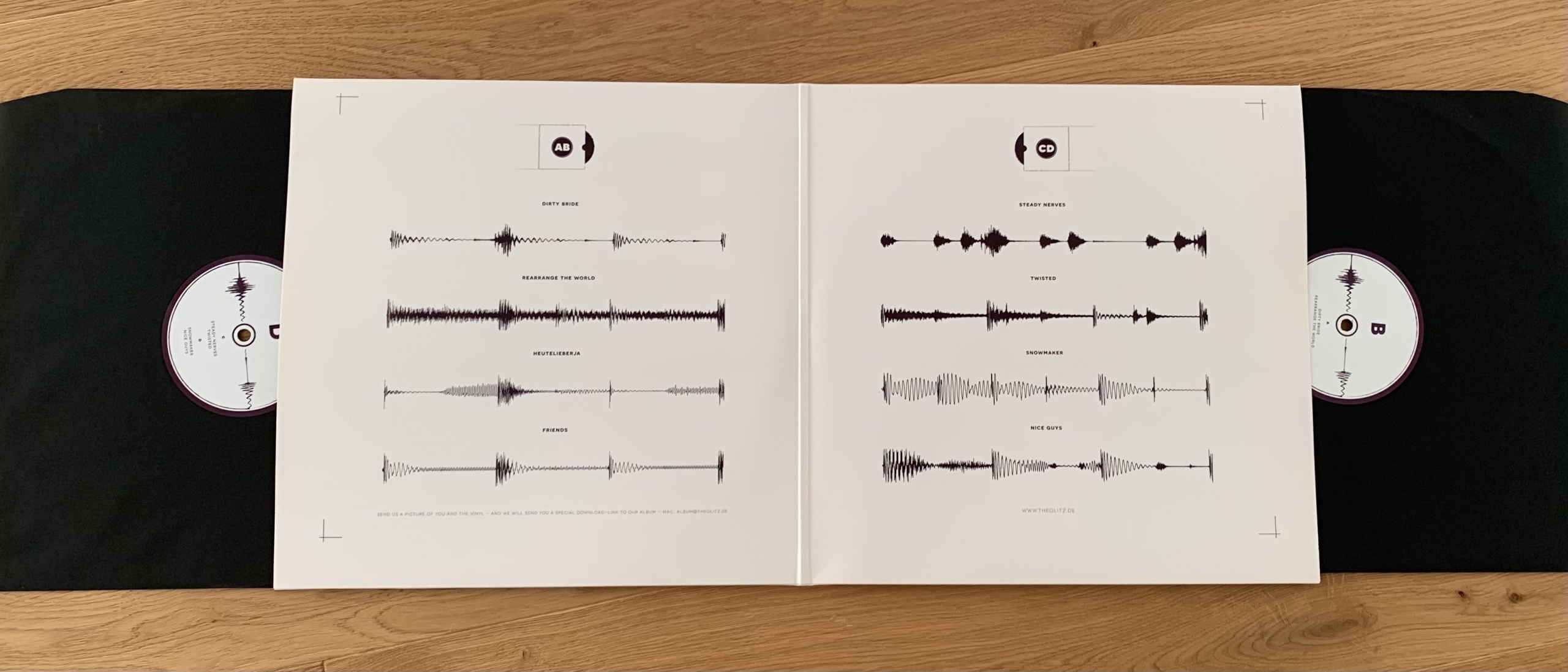 2x 12" Vinyl // The Glitz - No Drama (Album) - Image 5