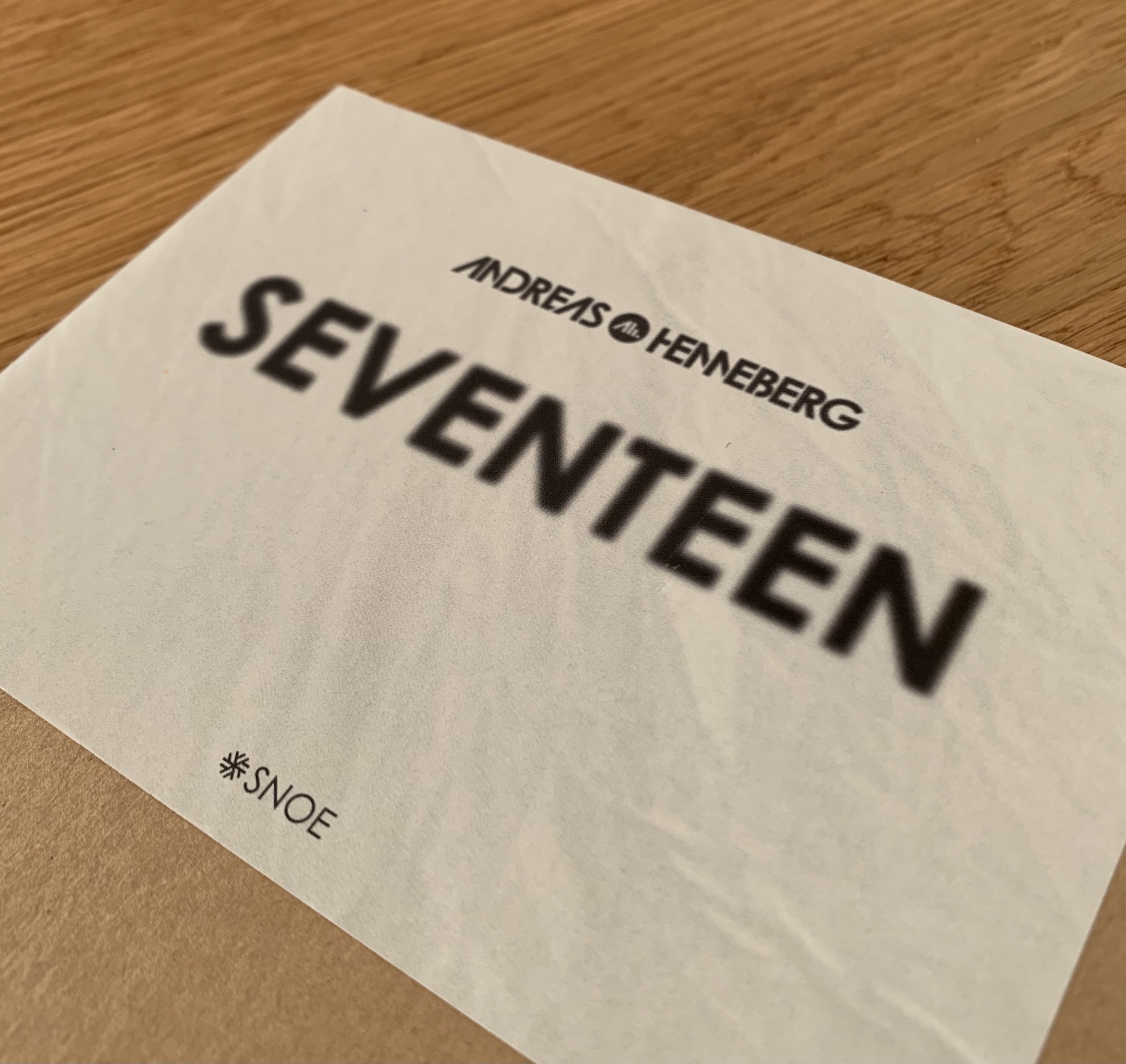 2x 12" Vinyl // Andreas Henneberg - Seventeen (Album) - Image 2