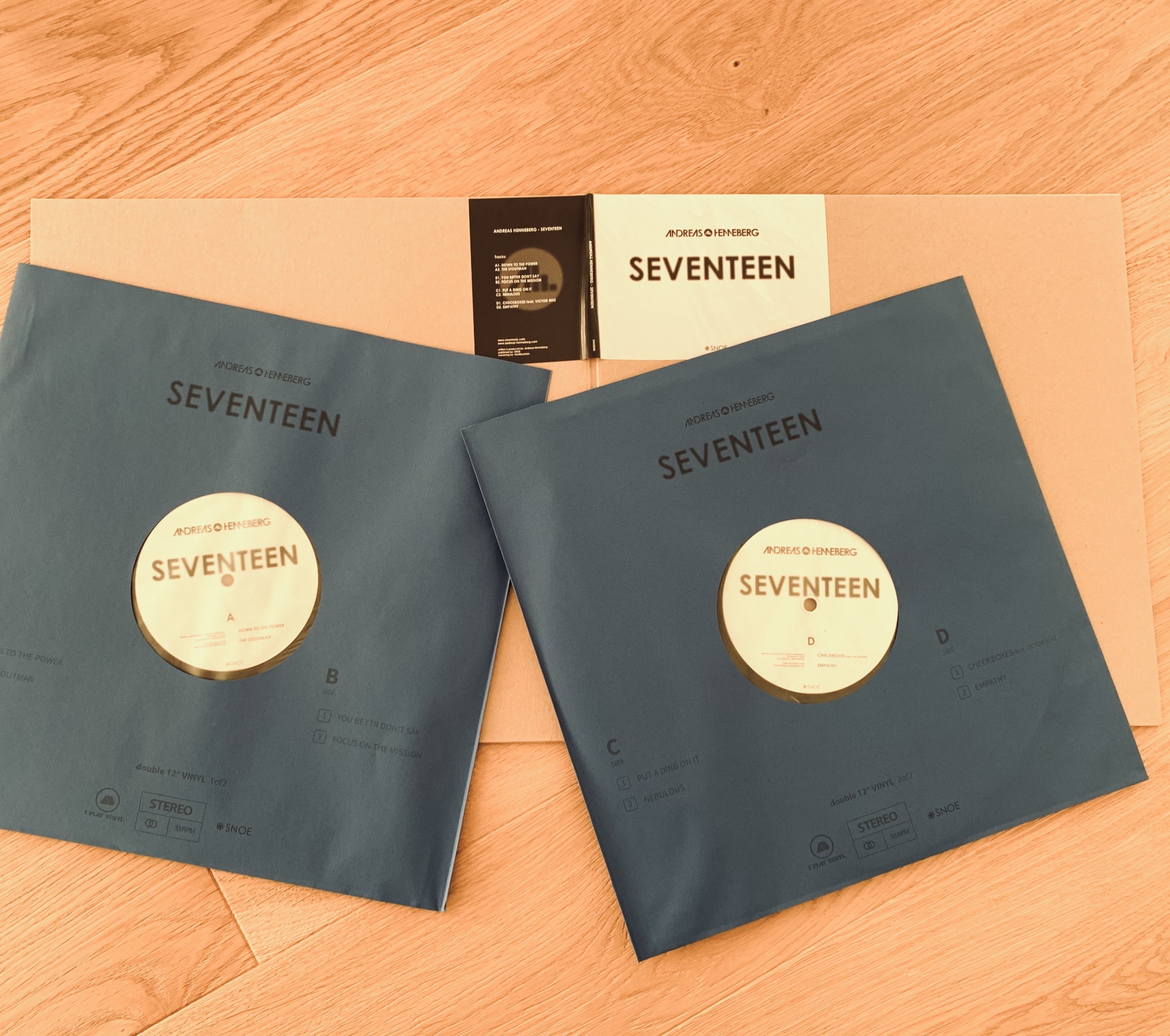 2x 12" Vinyl // Andreas Henneberg - Seventeen (Album) - Image 4