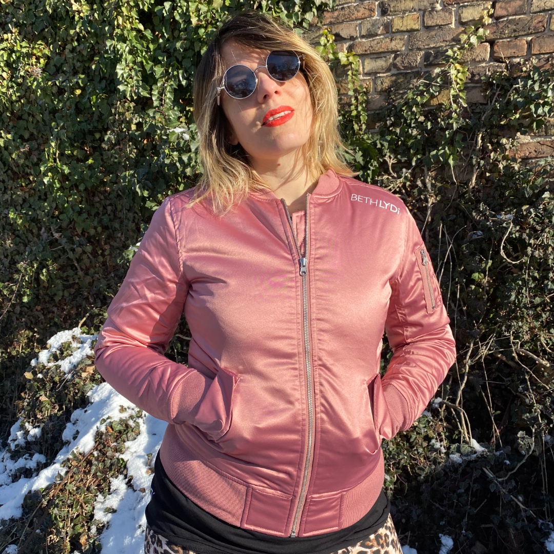 Beth Lydi | Bomber Jacket in Old Rose - Image 3