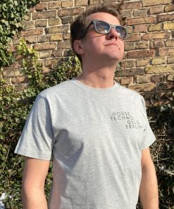 Round Neck T-Shirt Anagram in Light Grey