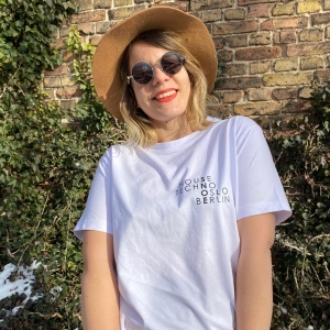 Round Neck T-Shirt Anagram in White