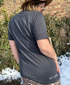 Alternative view of Beth Lydi | Round Neck T-Shirt in Dark Grey