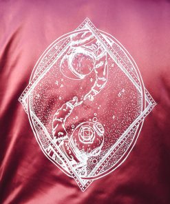 Alternative view of Ladies Contact Bomber Jacket in Burgundy