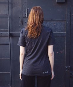 Alternative view of Round Neck T-Shirt Decent Flake in Dark Grey