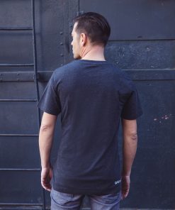 Alternative view of Round Neck T-Shirt Decent Flake in Dark Grey