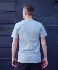 Alternative view of Round Neck T-Shirt Flake in Light Grey