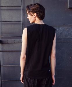 Alternative view of Sleeveless T-Shirt Contact in Black