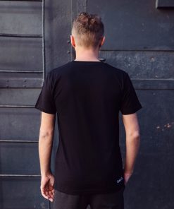 Alternative view of Round Neck T-Shirt Flake in Black