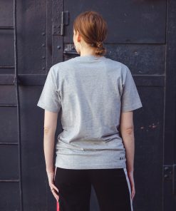 Alternative view of Round Neck T-Shirt Flake in Light Grey