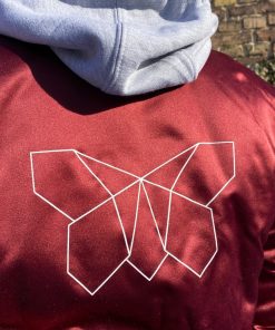 Alternative view of Beth Lydi | Bomber Jacket in Burgundy