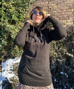 Beth Lydi | Long Hoodie in Black