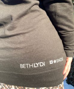 Alternative view of Beth Lydi | Long Hoodie in Black