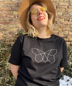 Beth Lydi | Round Neck T-Shirt in Black