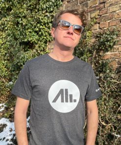 Andreas Henneberg | Round Neck T-Shirt in Dark Grey